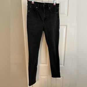 GAP Black High Waist True Skinny Denim Jeans